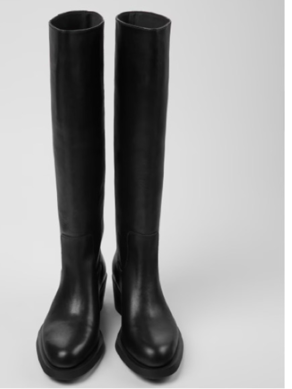 CAMPER Bonnie Black leather boots for women, Size EU39/US8-8.5, NWT NO BOX